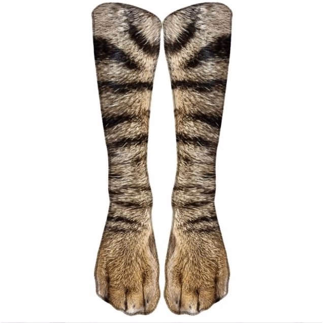 Animal Paw 3D Print Socks