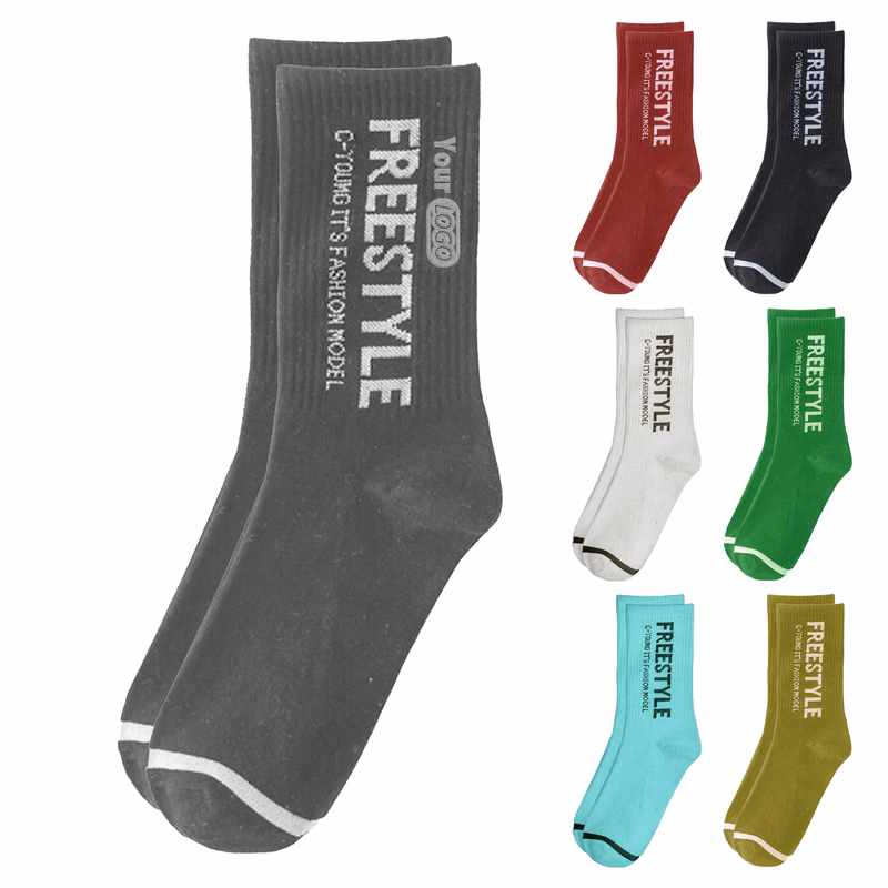 Cotton Logo-Ready Cotton Socks