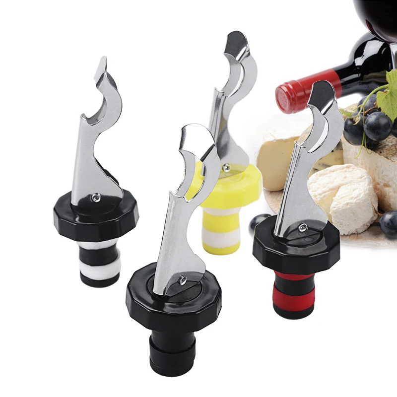 Wine Stoppers, Food-safe Silicone Bottle Stoppers 1