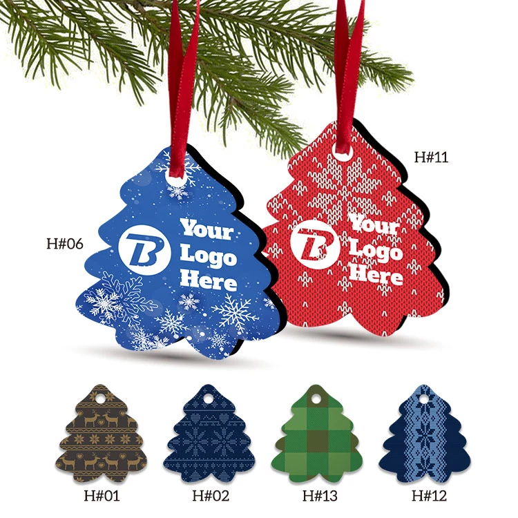 3" Full Color Christmas Ornament - Tree 1