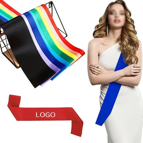Multicolor Satin Sash 1