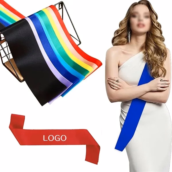 Multicolor Satin Sash