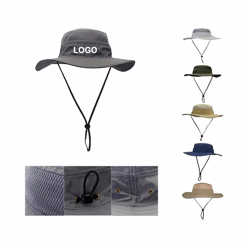 Wide Brim UV Protection Sun Bucket Hat MOQ 50PCS