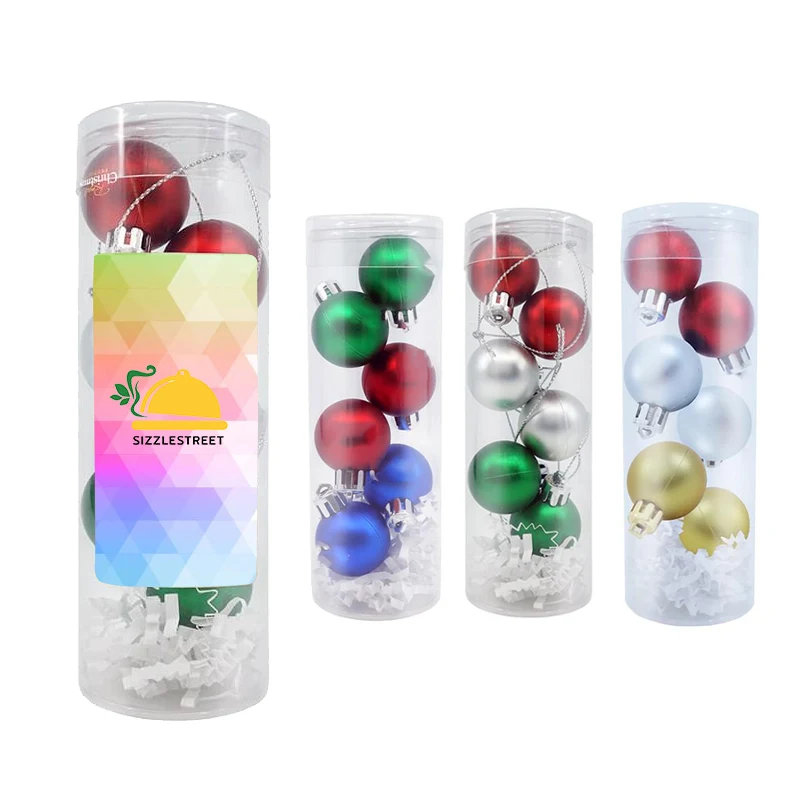Mini Shatter Proof Christmas Ornament Set 1