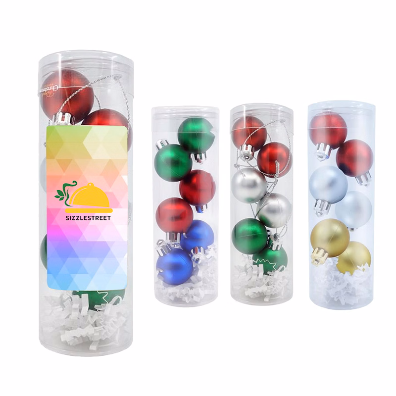 Mini Shatter Proof Christmas Ornament Set