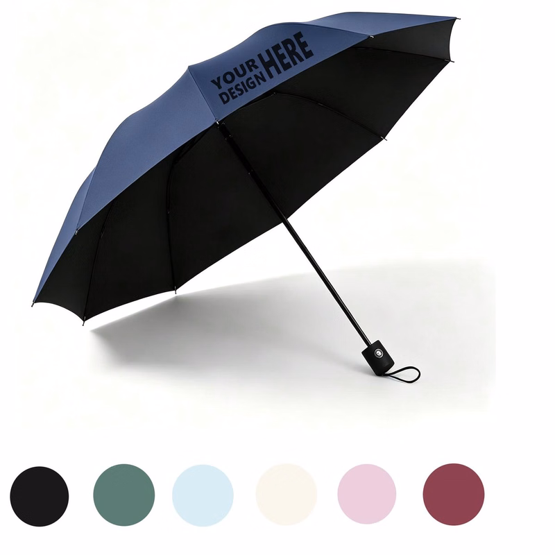 Auto Open Close Folding Umbrella Customizable Travel