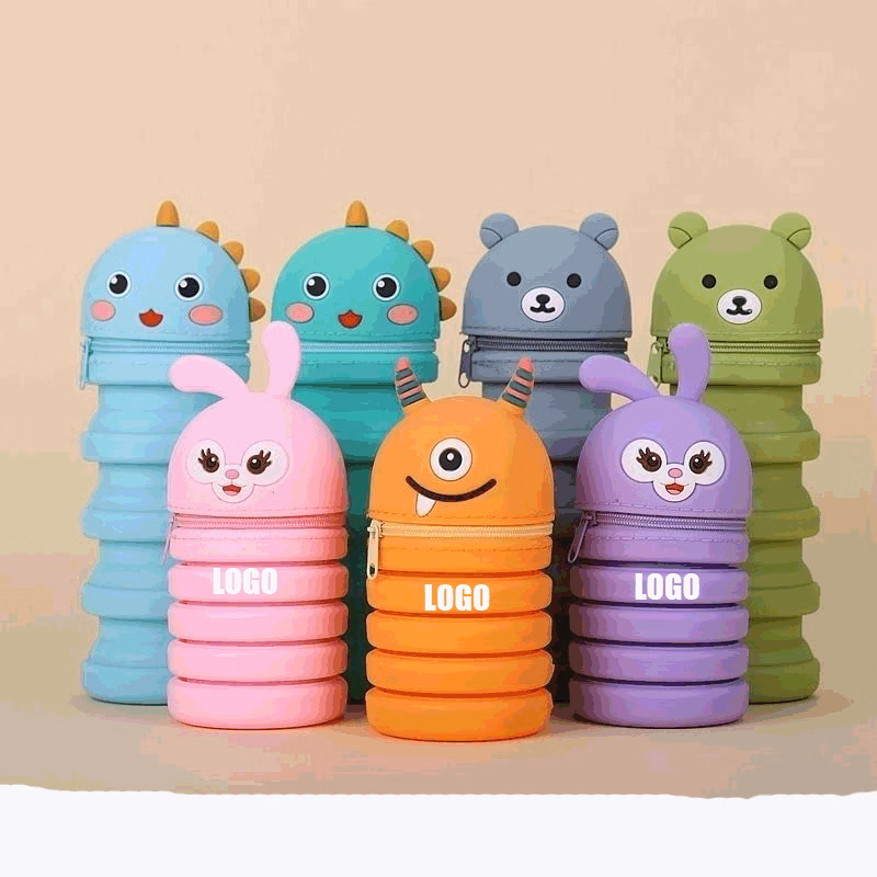 Silicone Retractable Pencil Case