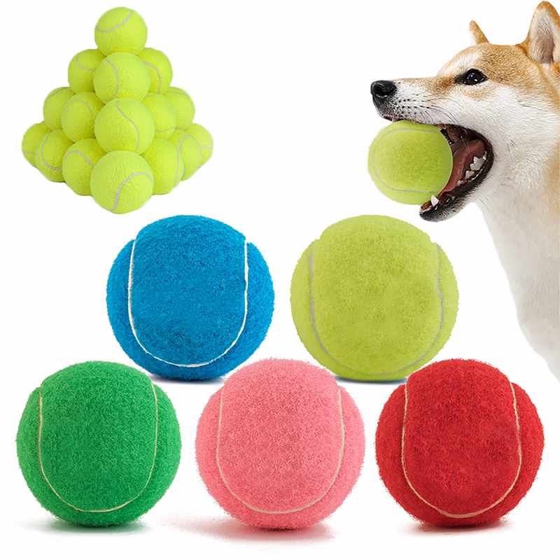 MOQ 100pcs Pet Fetch Toy Tennis Ball
