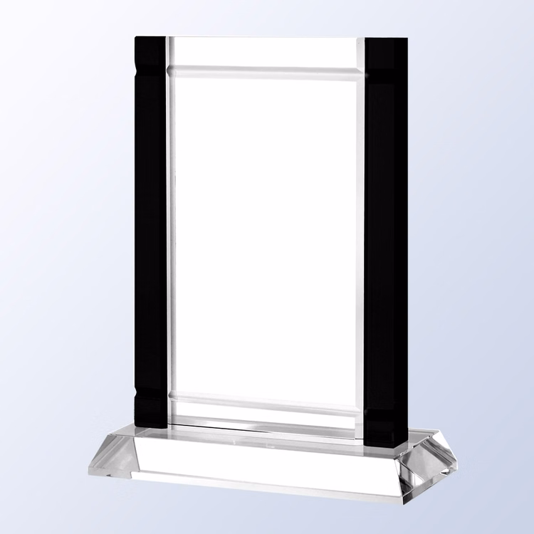 Black Deco Optical Crystal Award.