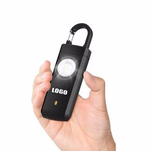 Portable 130dB Safety Alarm Bar Shaped Design With TYPE C Charging