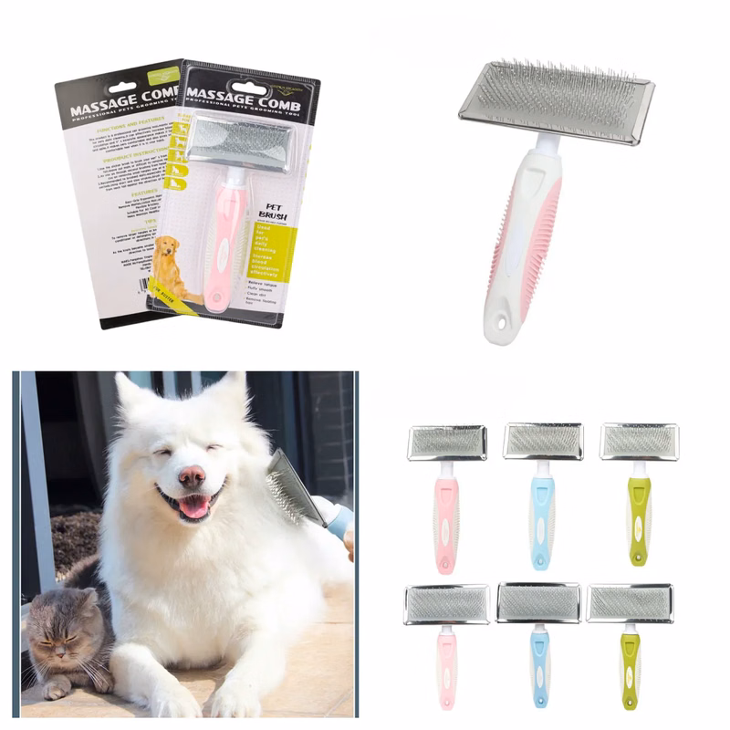 Extra Long Dog Cat Slicker Brush Grooming Tool