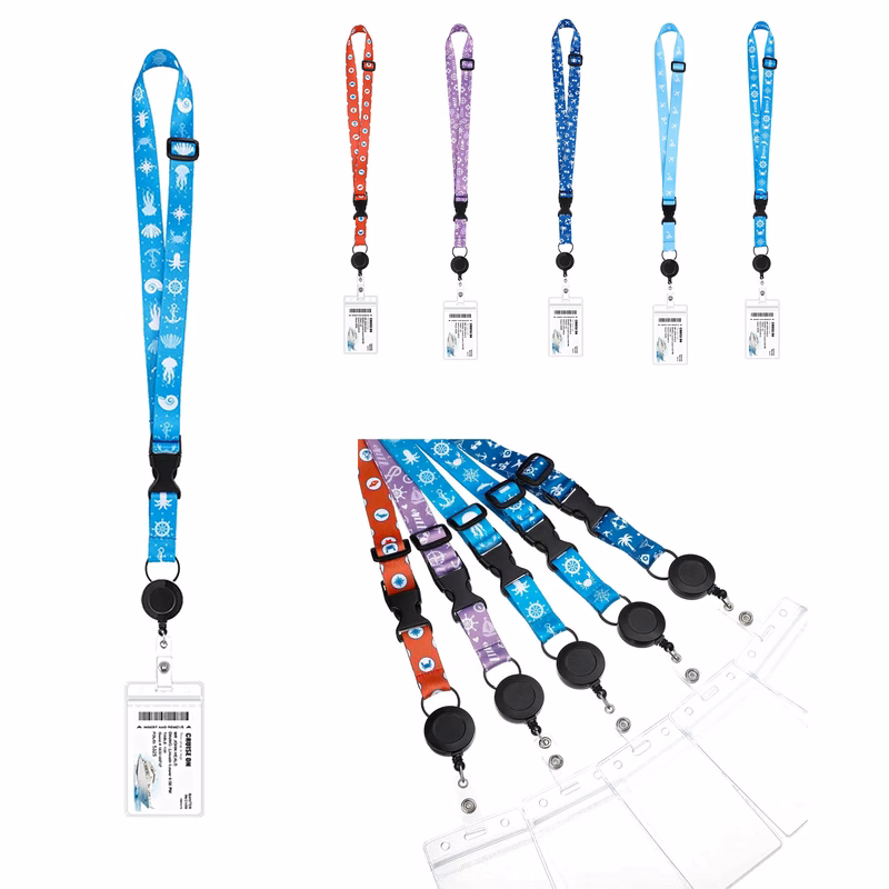 Waterproof Retractable Lanyard with ID Badge Holder