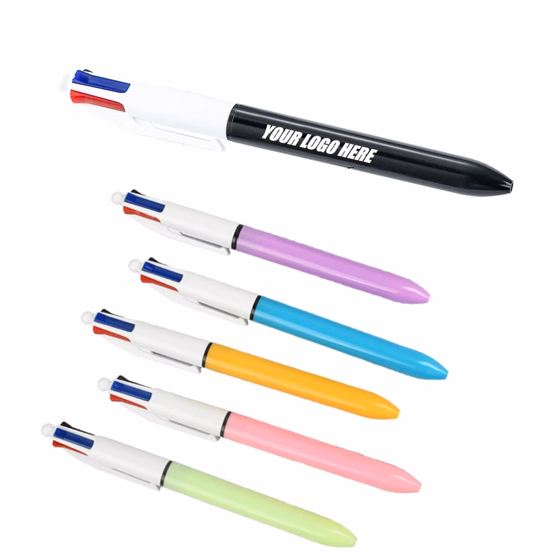 MOQ25 4 In 1 Retractable Ballpoint Pen