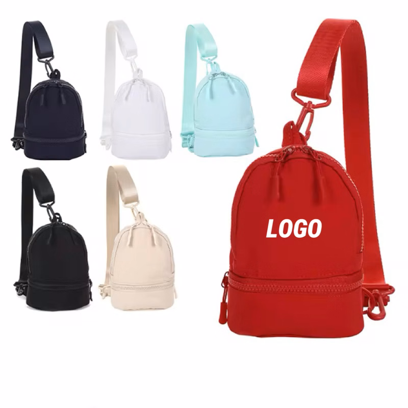 MOQ 10 pcs Nylon Chest Bag