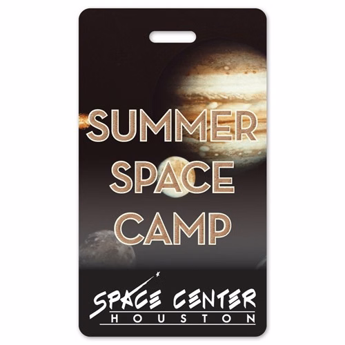 Full Color Write On Tag w/ Flexible Plastic Loop Strap (Rectangle 2"x3.5")