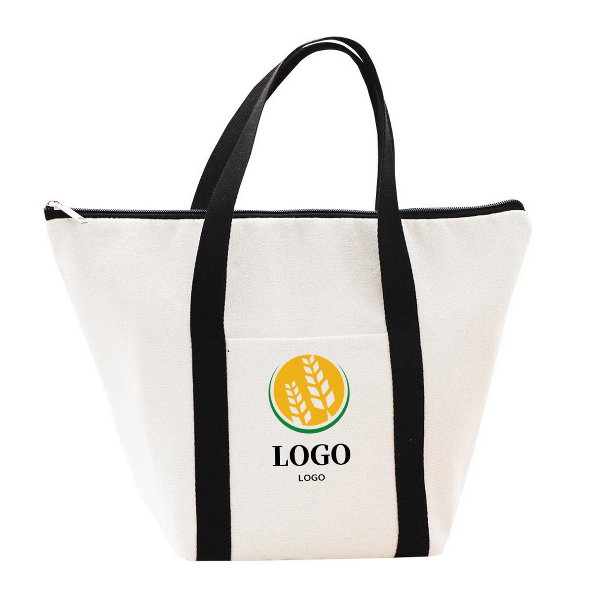 Travel Picnic Leak-Proof Canvas Insulated Cooler Bags 1