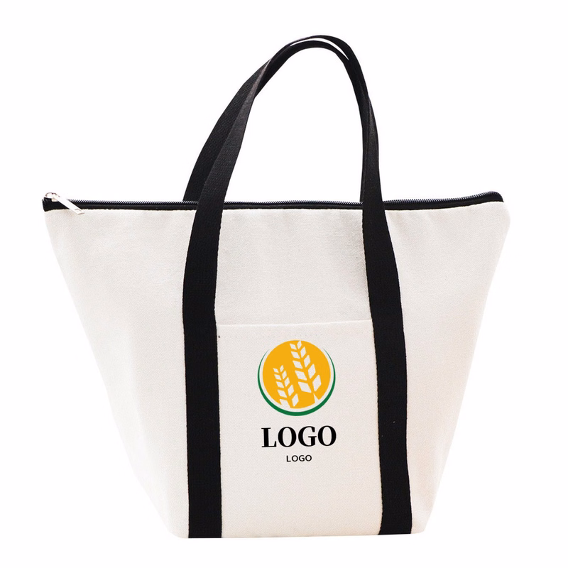 Travel Picnic Leak-Proof Canvas Insulated Cooler Bags