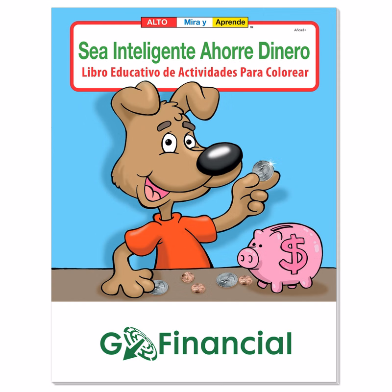 Good Value™ Coloring Book: Be Smart, Save Money (Spanish)
