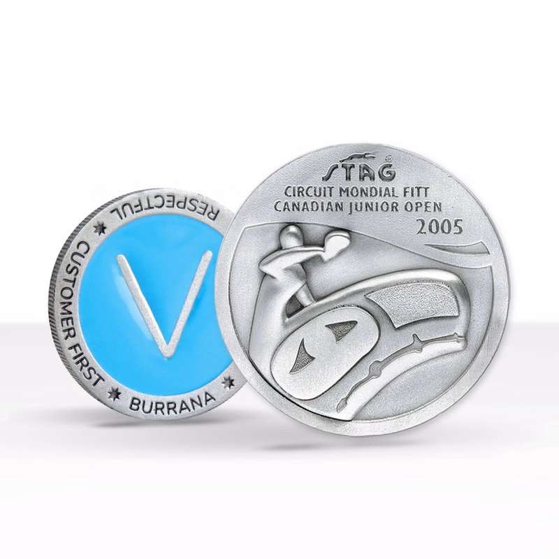 Custom Solid Pewter Coin (Up to 2.5 in)