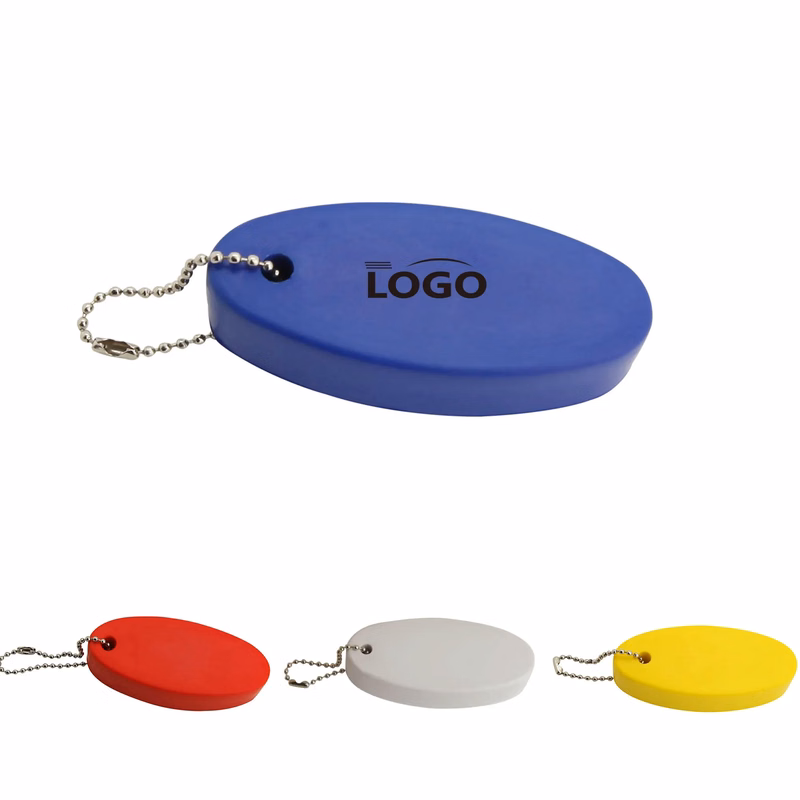 Portable PU Foam Floating Keychain MOQ 50pcs