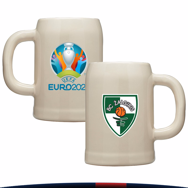 24 oz. Square-handle Ceramic Beer Mugs