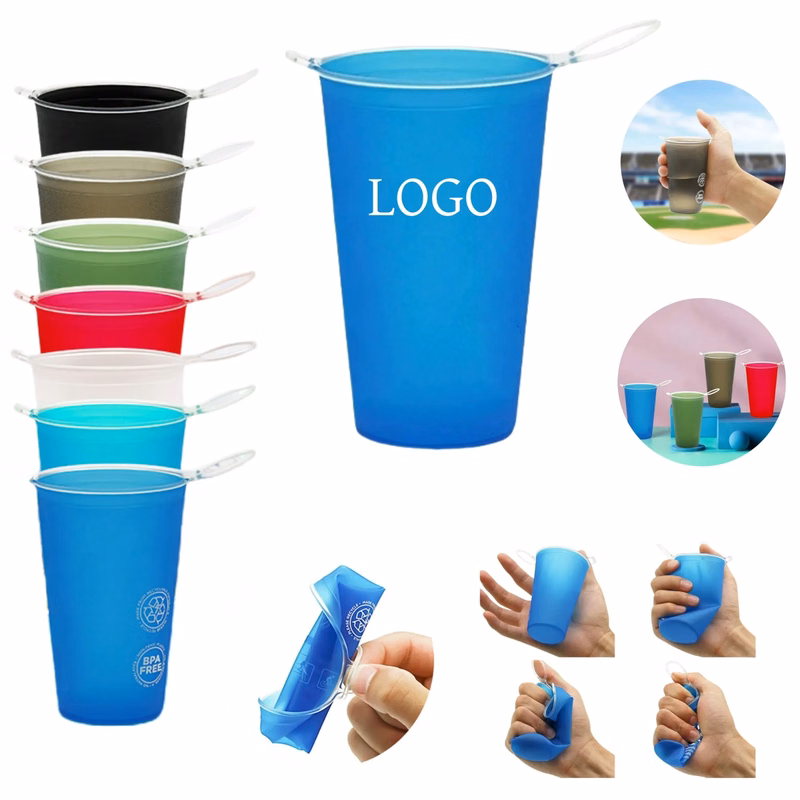 7Oz TPU Portable Outdoor Folding Soft Water Cup