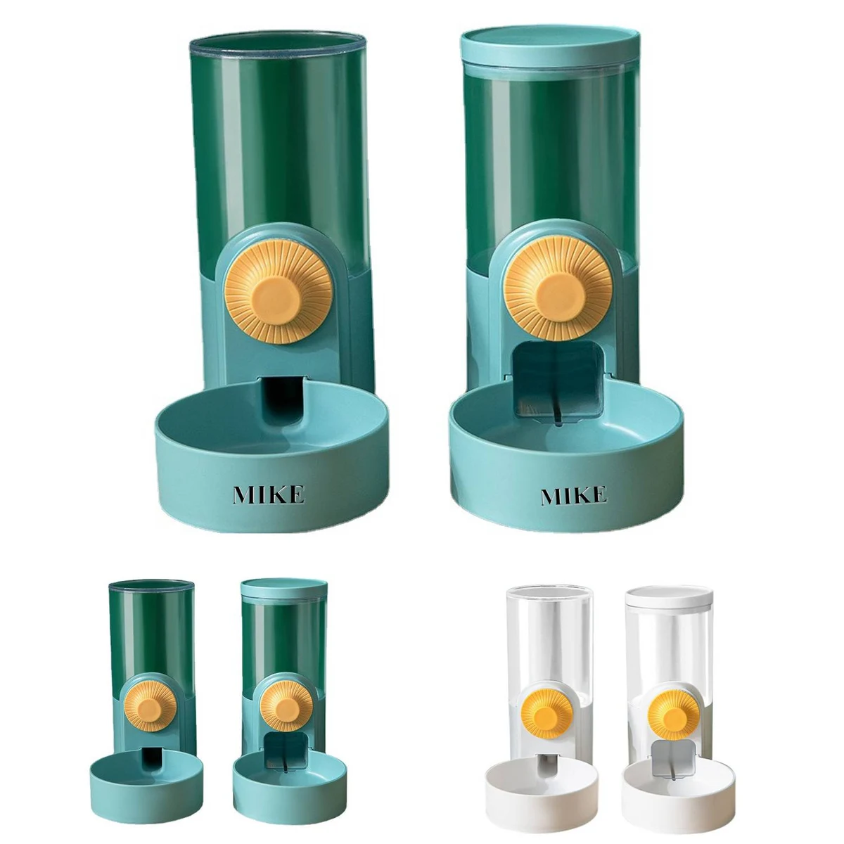 Cat Food and Water Feeder Dispenser Set 1
