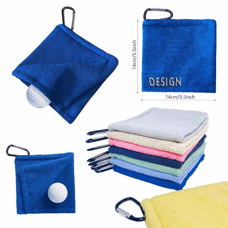 Quick Dry Microfiber Promotional Golf Towel