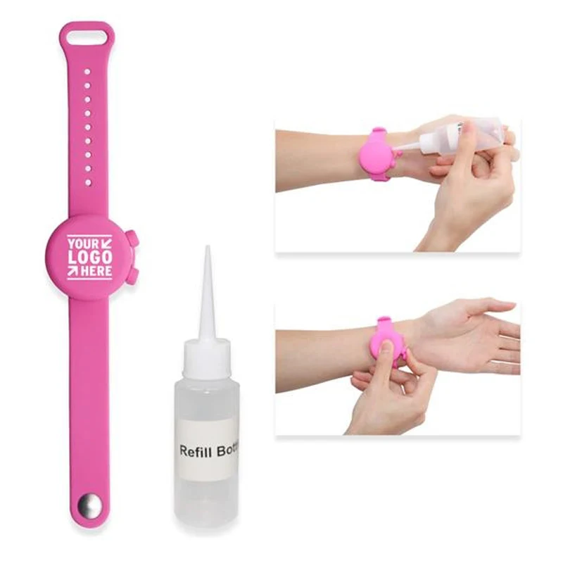 Silicone Hand Sanitizer Dispenser w/Safety Cap 1