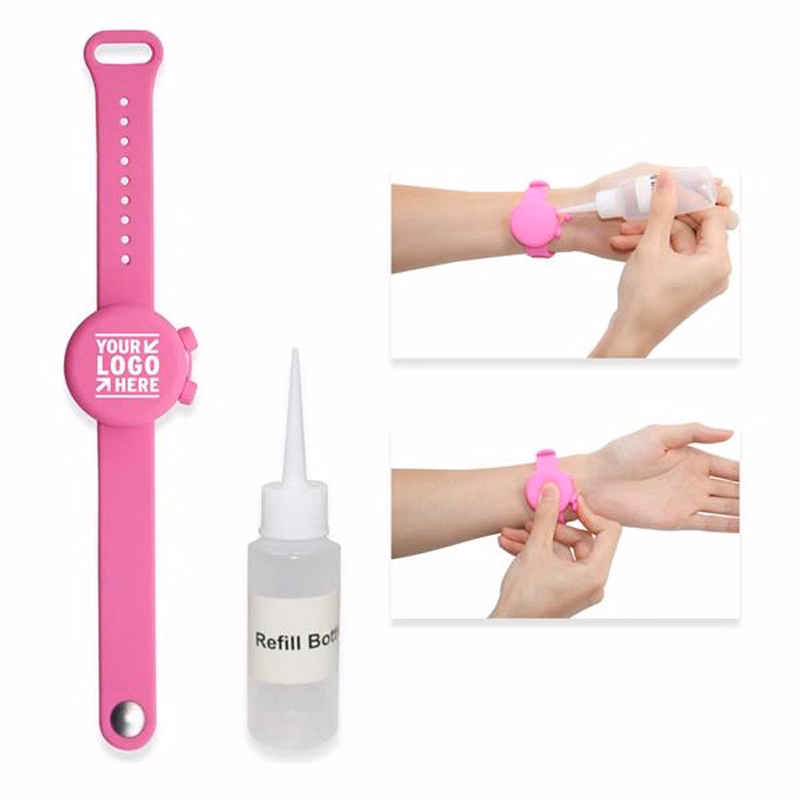 Silicone Hand Sanitizer Dispenser w/Safety Cap