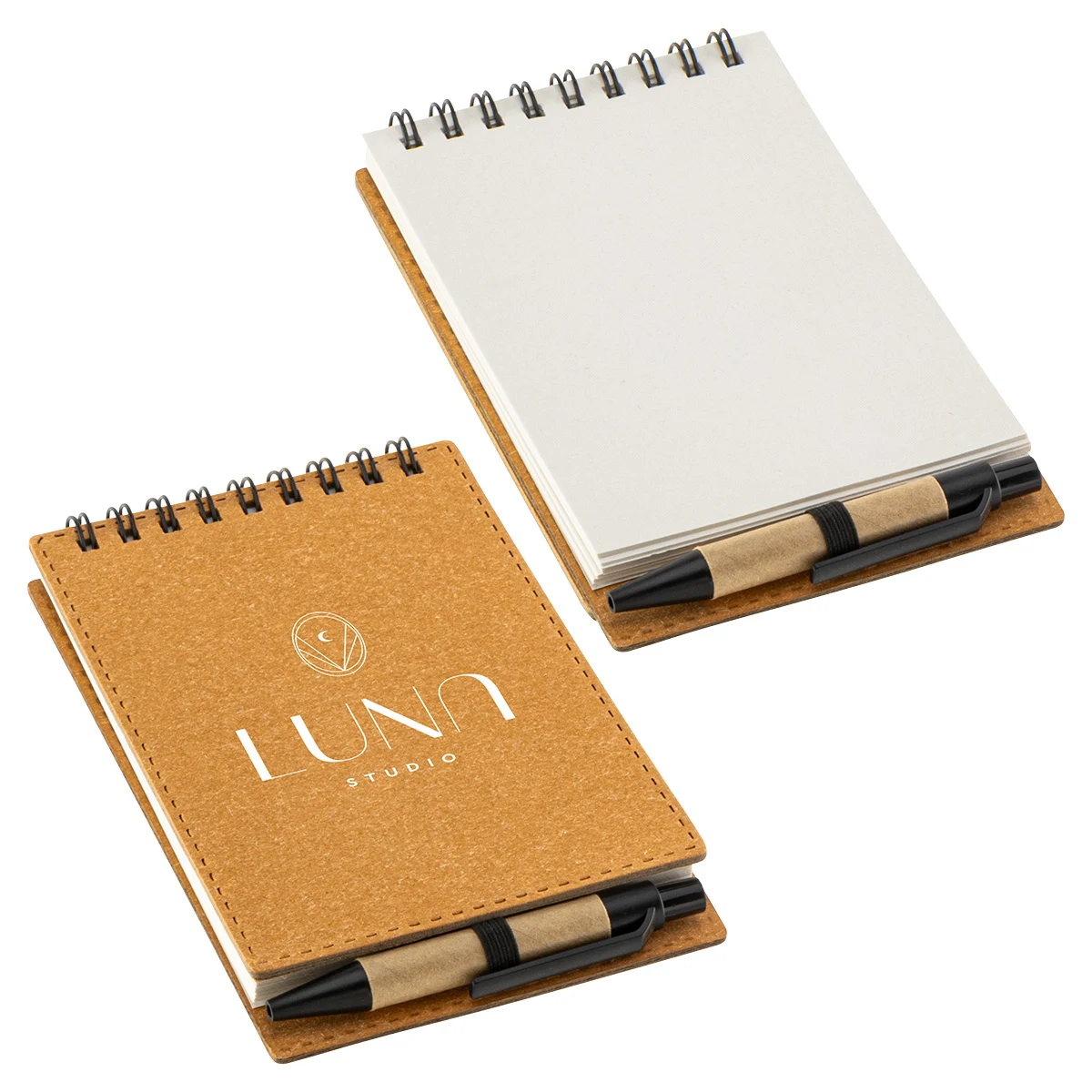 Flip Recycled Spiral Notebook with Pen 1