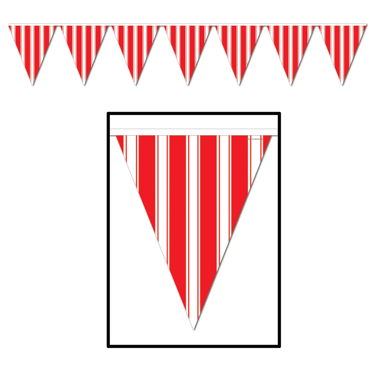 Striped Pennant Banner 1