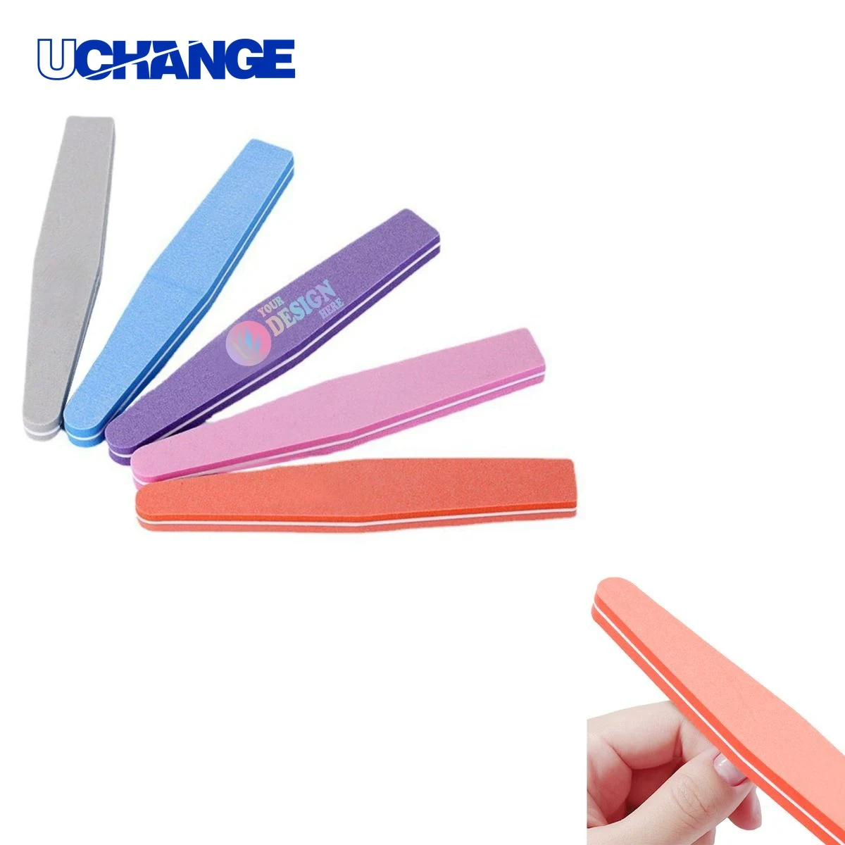 Full Color Printed Nail File Tool for Branding 1