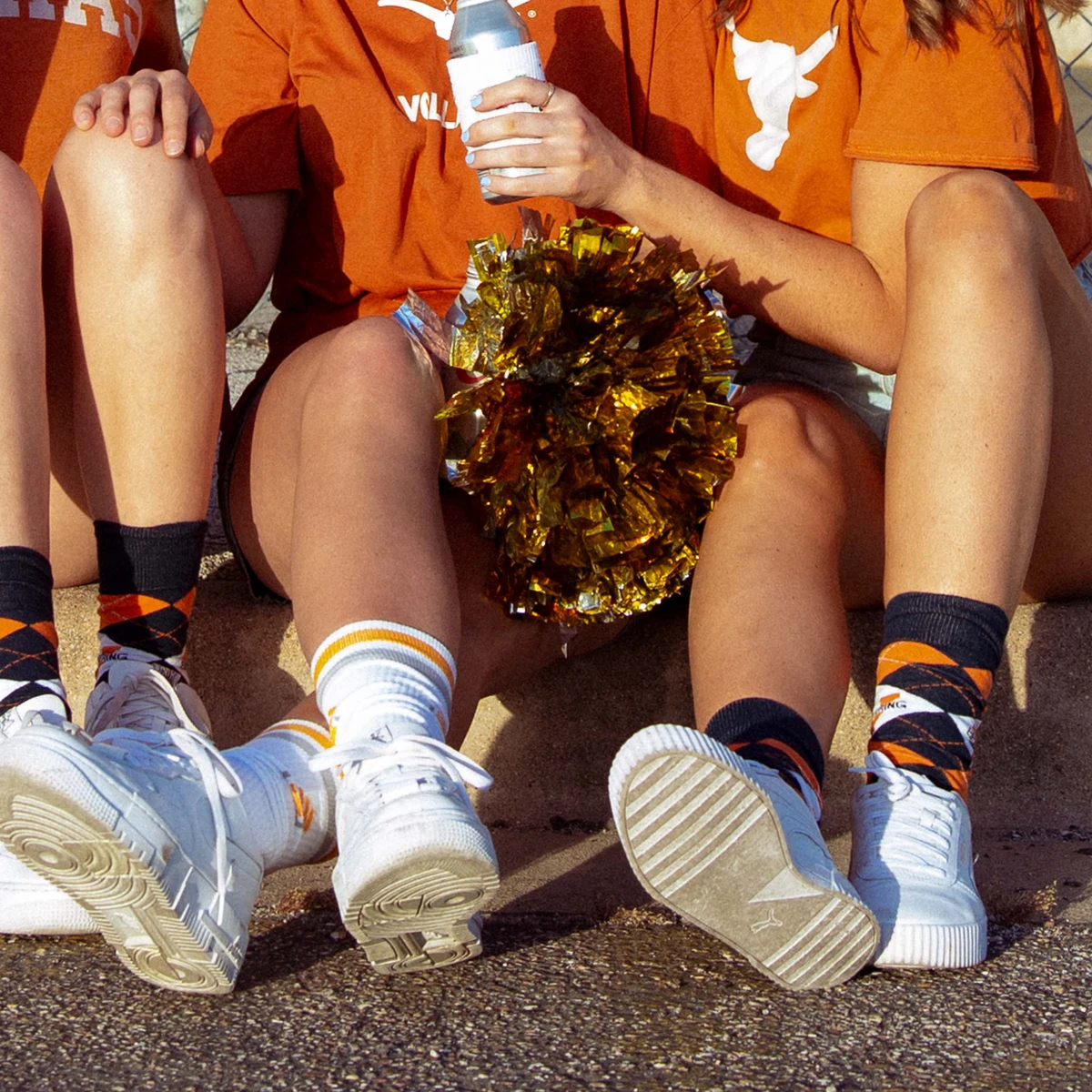 Custom Cheerleading Socks - Cheer with Spirit - American Made 1