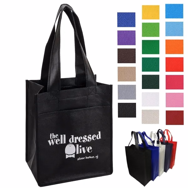 Non Woven Gift Totes - 10"x 10" x 4"