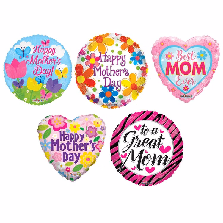 Mother's Day Balloons - Mylar 18"