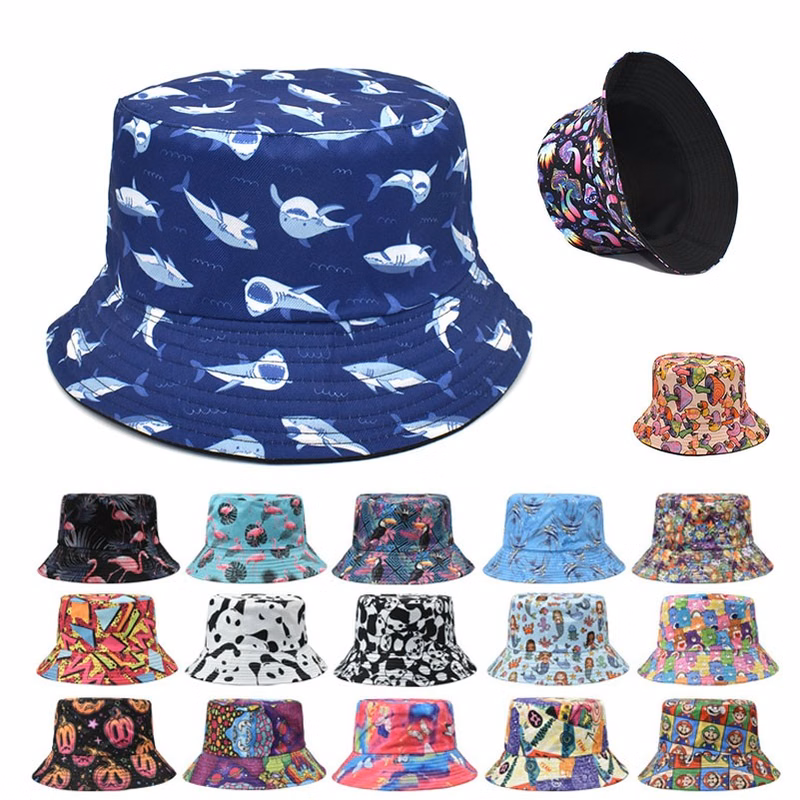 All Printed Beach Sun Shade Fisherman Bucket Hat