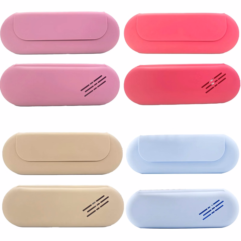 Large capacity silicone makeup bag