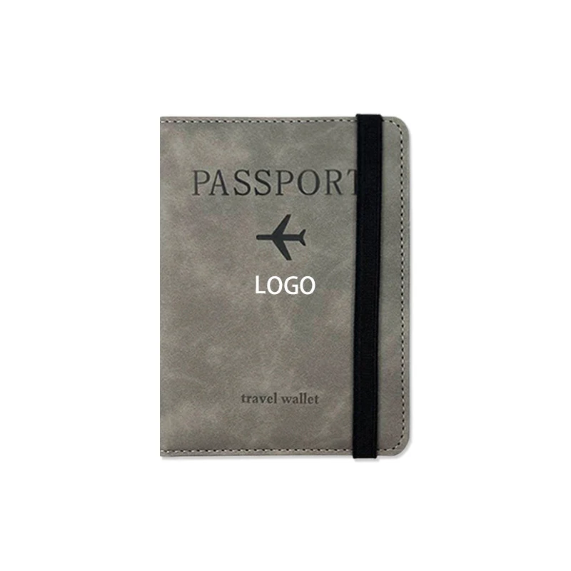 Travel Wallet Passport Holder with Elastic Band 1