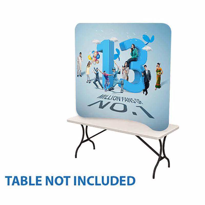 6' Tube Curved Fabric Display Kits (Double Side)