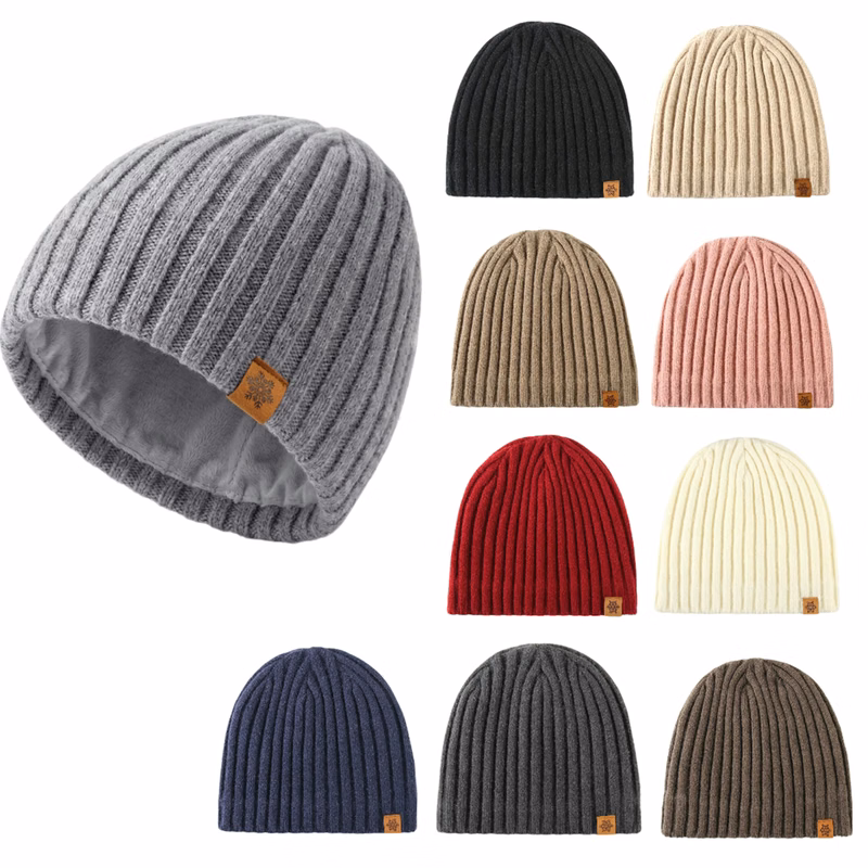 Ribbed Knit Winter Beanie