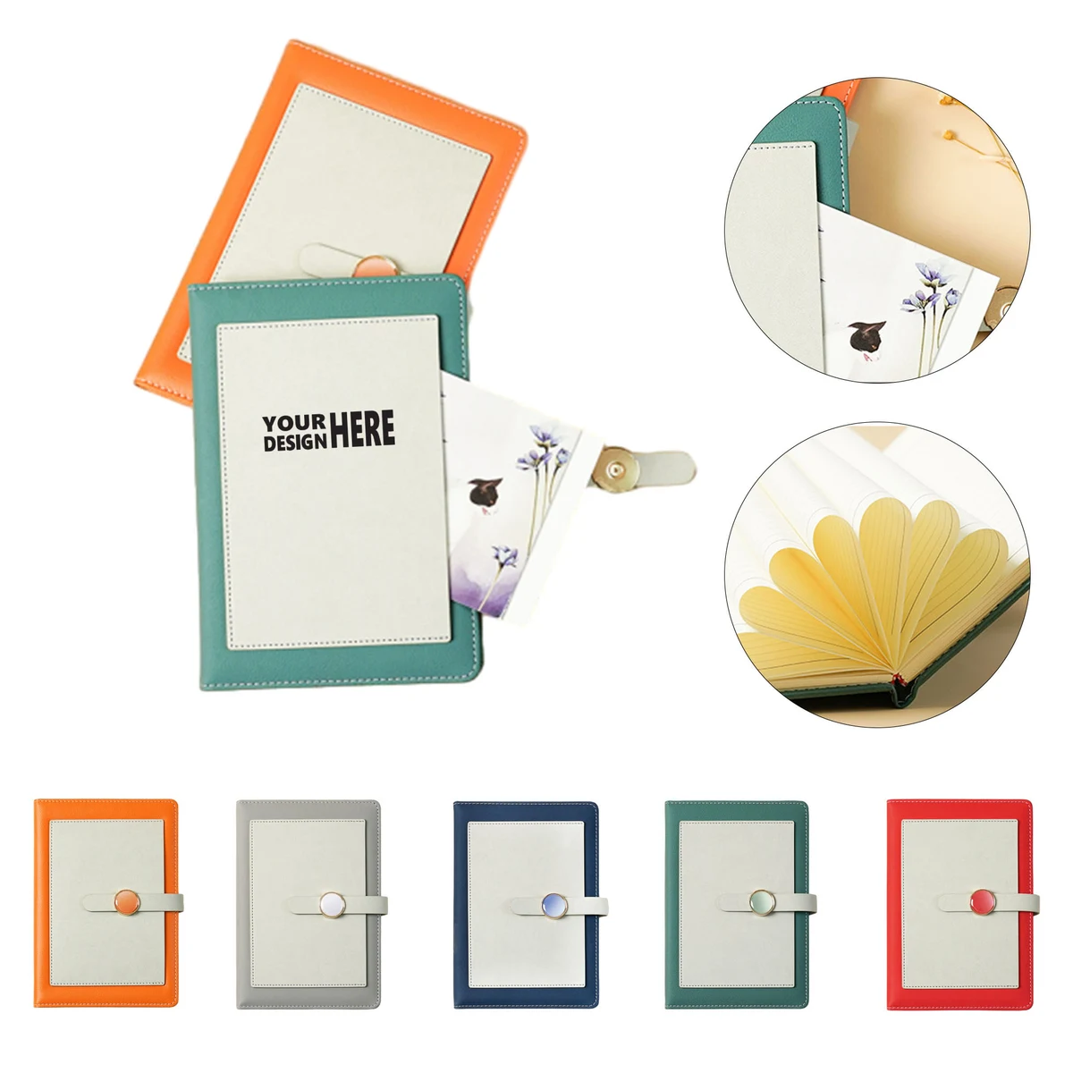 A5 Leather Buckle Notebook 1