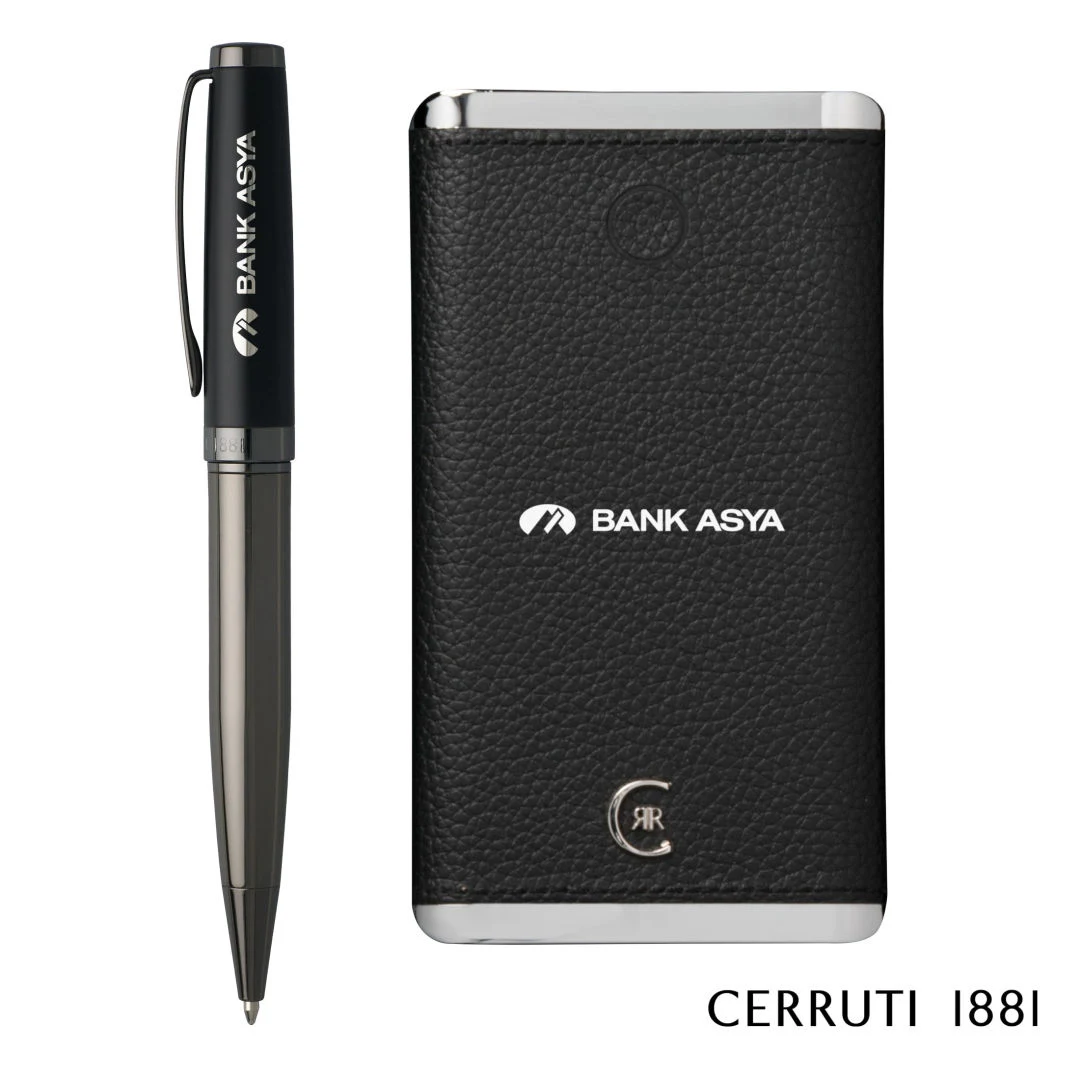 Cerruti 1881® Hamilton Ballpoint Pen & Power Bank Gift Set 1