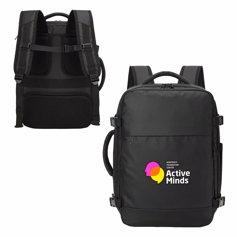 Seneca Hybrid 600D Water Resistant Ripstop Polyester Backpack & Travel Carry-On