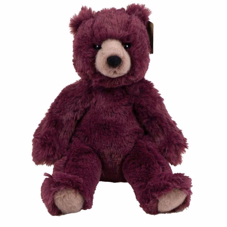 Aurora Burgundy Humphrey Bear - 11"