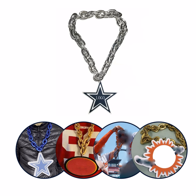 Custom Sports Foam EVA Pendant Necklace