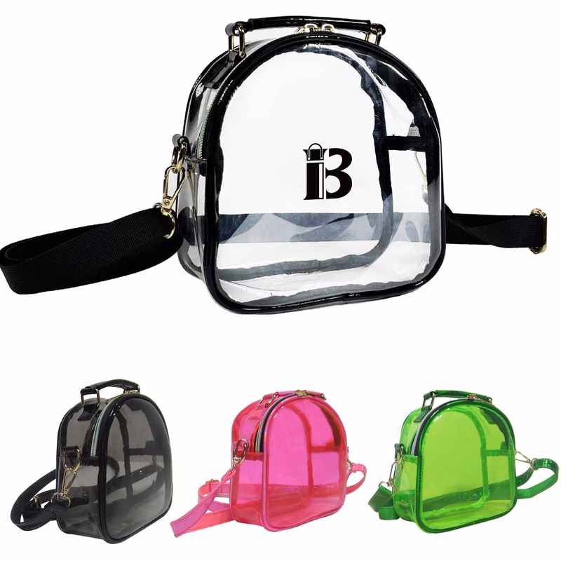 Laser Clear PVC Women's Crossbody Bag
