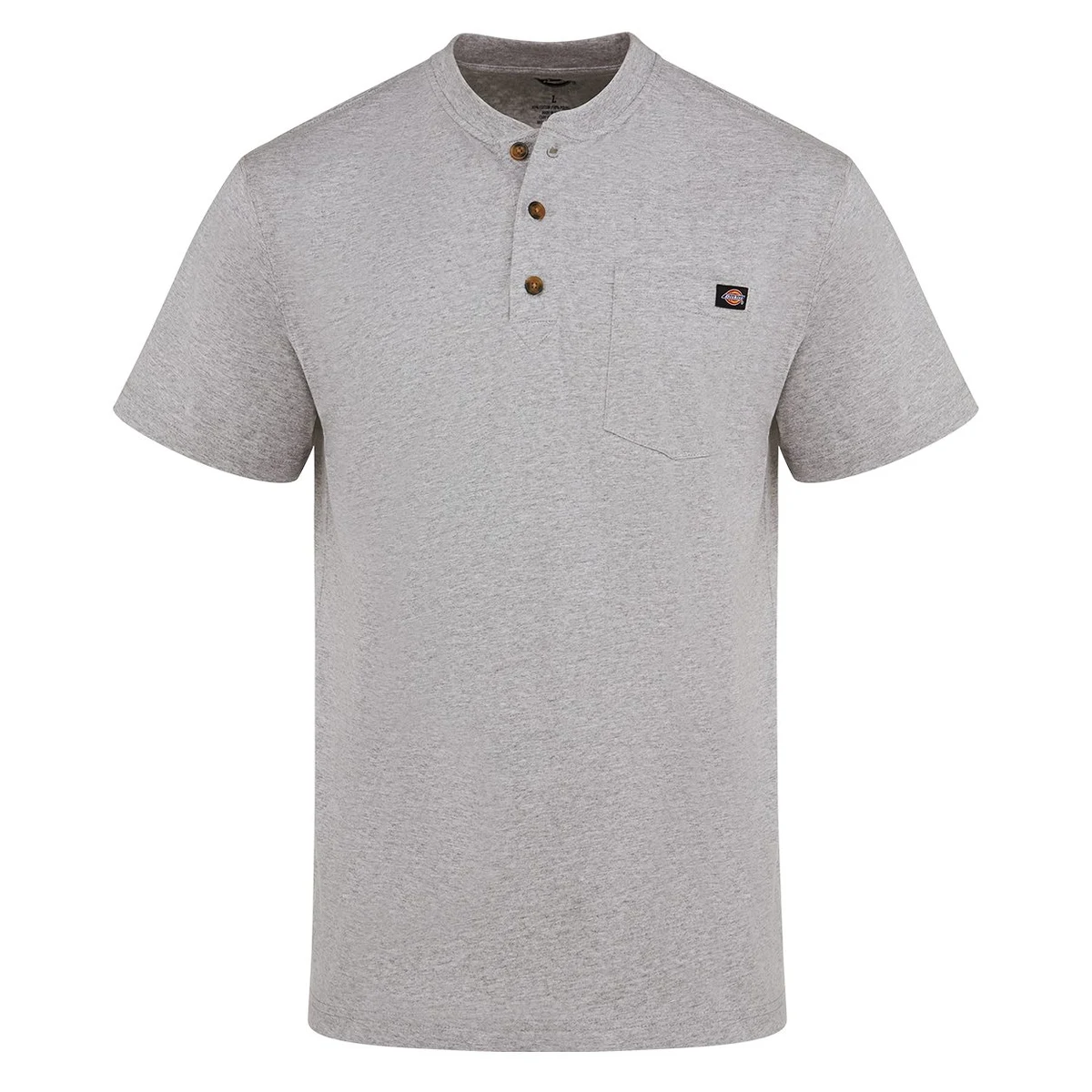 Men's Tall Heavyweight Traditional Short Sleeve Henley - WS51T 1