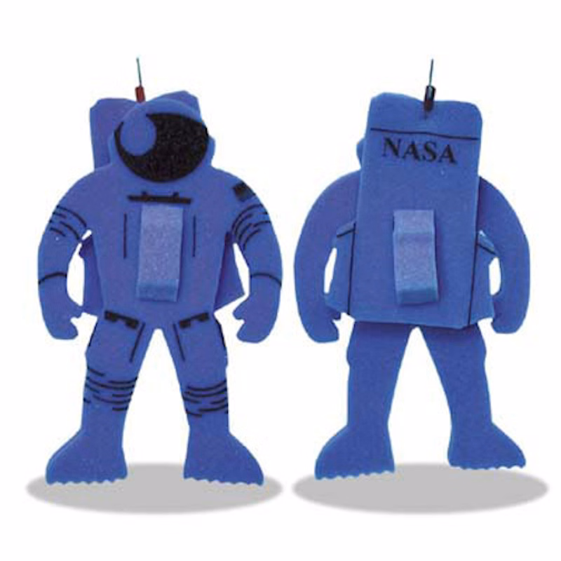 Astronaut on a leash
