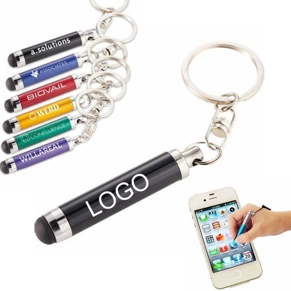 Mini Retractable Universal Keychain Stylus for Smartphones 1